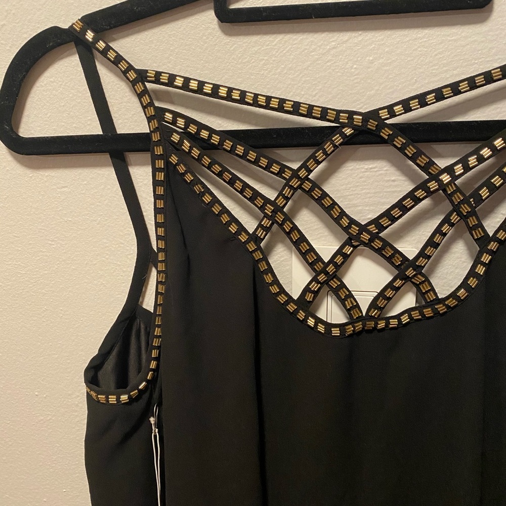 Sequin strap mini dress